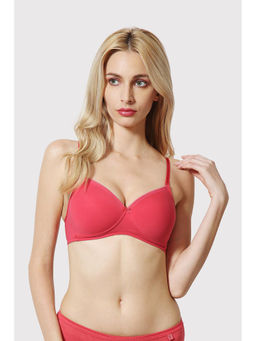 Van Heusen - Women Red Anti Bacterial Breathable Padded T-shirt Bra
