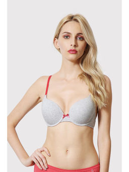 Van Heusen - Women Grey Anti Bacterial Padded Push-Up Bra
