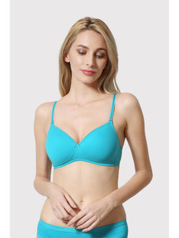 Van Heusen - Women Blue Anti Bacterial Breathable Padded T-shirt Bra