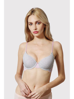 Van Heusen - Women Grey Non Padded Slim Fit Antibacterial T-shirt Bra