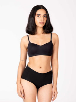 Shapercult - Women Black Skyn Light Padded T-shirt Bra