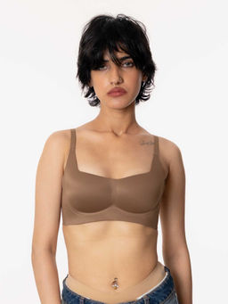 Shapercult - Women Brown Skyn Non Wired Push-Up Bra