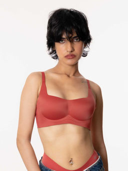 Shapercult - Women Rust Skyn Non Wired Push-Up Bra