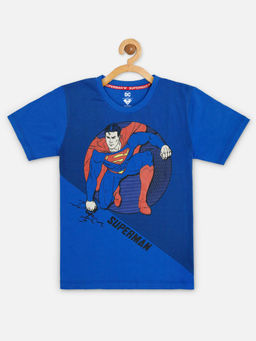 Kidsville - Superman Featured Tshirt For Kids Boys