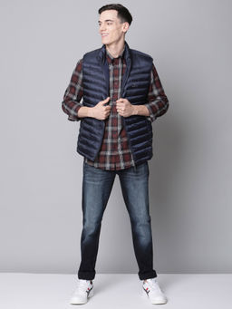 GANT - Mens Blue Solid Regular Fit Jacket