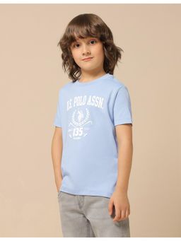 U.S. POLO ASSN. - Kids Boys Brand Embossed Pure Cotton T-Shirt