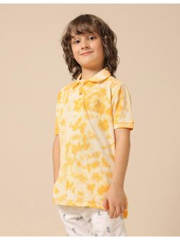 U.S. POLO ASSN. - Kids Boys Dyed Pure Cotton Polo T-Shirt