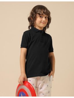 U.S. POLO ASSN. - Kids Boys Pure Cotton Solid Polo T-Shirt