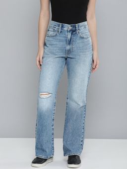 Levi's - Women's Blue Wedgie Regular Fit Mid Rise Jeans