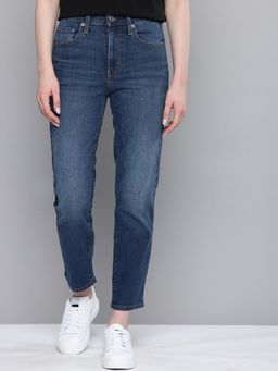 Levi's - Women's High Rise 724 Slim Blue Jeans
