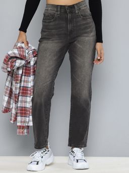 Levi's - Women's High Rise 724 Slim Fit Black Jeans