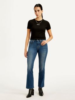 Levi's - Women's High Rise 725 Slim Fit Blue Jeans
