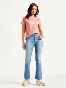 Levi's - Women's High Rise 725 Slim Fit Blue Jeans