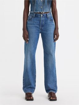 Levi's - Women's High Rise 501 Regular Fit Blue Jeans