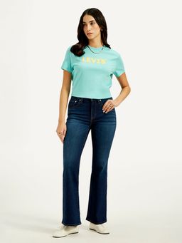 Levi's - Women's High Rise 726 Slim Fit Navy Jeans
