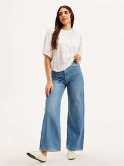 Levi's - Women's High Rise Regular Fit Blue Jeans
