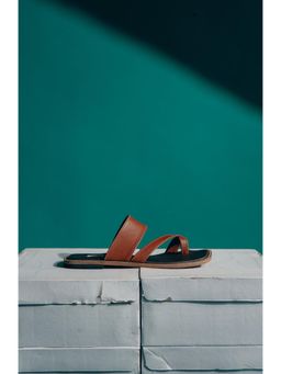 Chal Shoes - Tan Kolha Flats