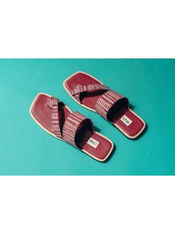 Chal Shoes - Red Kolha Flats