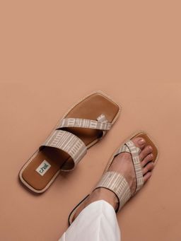 Chal Shoes - Beige Kolha Sandal
