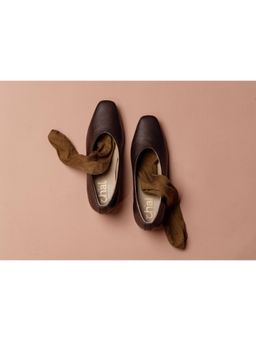 Chal Shoes - Brown Court Shoes