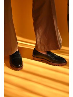 Chal Shoes - Nehru Loafers Black Shoes