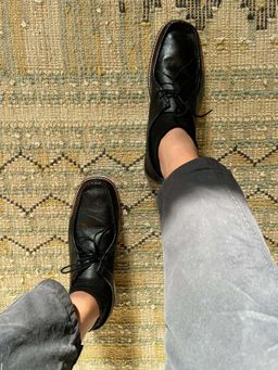 Chal Shoes - Wallabee Black Shoes