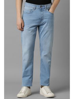 Louis Philippe - Men Blue Light Regular Fit Jeans