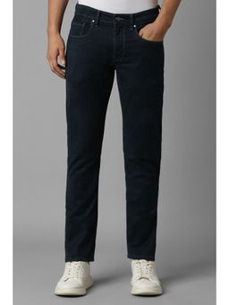 Louis Philippe - Men Navy Blue Dark Slim Fit Jeans