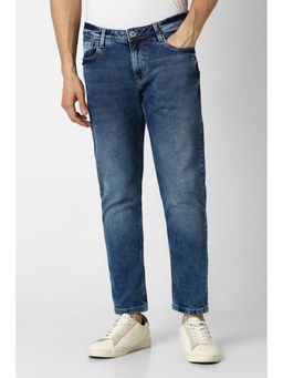 Van Heusen - Men Blue Mid Wash Slim Jeans