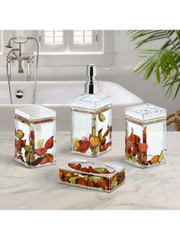 OBSESSIONS - Acrylic 4 Pieces Bathroom Set Clear