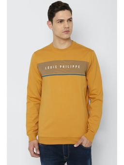 Louis Philippe - Men Yellow Sweatshirt