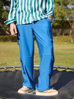 Muvazo - Essential Casual Blue Cargo