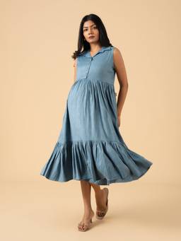 The Mom Store - Mist and Mineral Maternity Dress