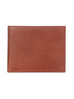 The Clownfish - RFID Protected Genuine Leather Bi-Fold Wallet - Tan