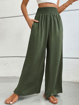 Outzidr - Green Ultra Baggy Vacay Pants