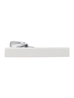 The Tie Hub - Solid Elegant White Tie Bar