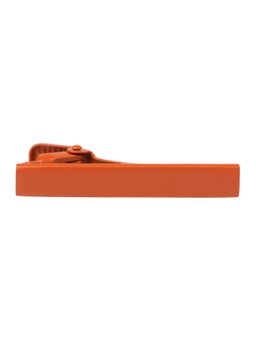 The Tie Hub - Solid Elegant Orange Tie Bar