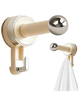 House of Quirk - Cream Wall Suction Hook Heavy Duty Suction Cup Hook No Drilling Wate
