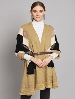 Croshia - Women Woolen Unique Design Multi-Colour Stole