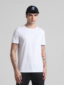 Jack & Jones - White Slim Fit T-Shirt