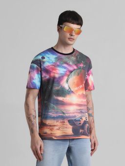 Jack & Jones - Multi-Color Drop Shoulder Boxy Fit T-Shirt