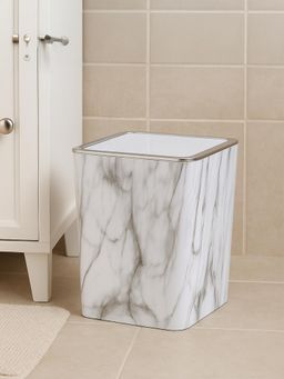 OBSESSIONS - PVC Swing Top Lid Bin 5L - Grey White