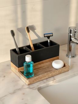 Mason Home - Aurum Dune Cutlery Holder - Black