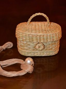 DHARINI - Kauna Oval Trinket & Gift Box - Small