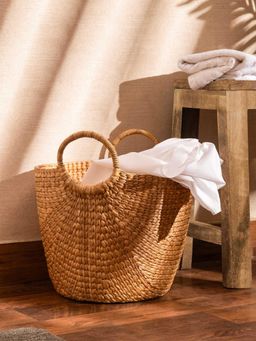 DHARINI - Water Hyacinth Storage & Laundry Basket