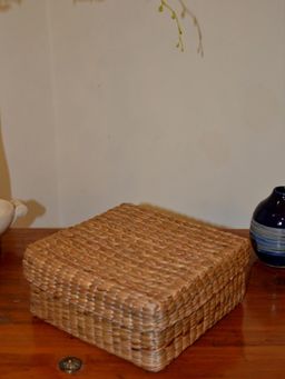 DHARINI - Water Hyacinth Square Storage & Utility Box