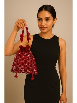 A Clutch Story - Gulab Potli Bag