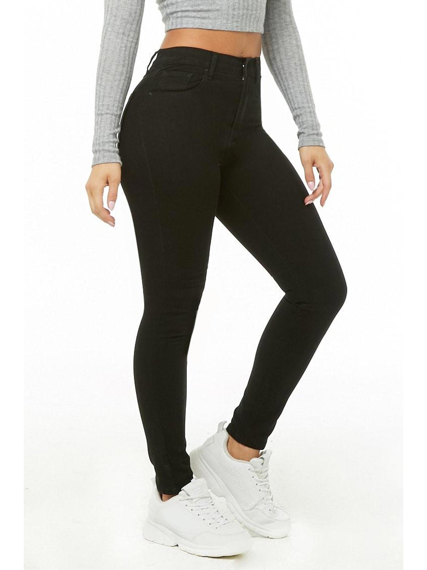 Buy Forever 21 Black High-Waist Skinny 