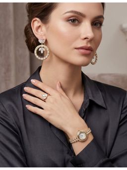 NUI - White Gold Plated Jewellery Set