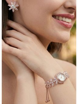 NUI - White Rose Gold Plated Jewellery Set
